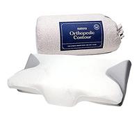 SUTERA - Oreiller Dream Deep Contour en mousse à mémoire de forme, soutien orthopédique cervical pour soulager les douleurs au cou, aux épaules et au dos, oreiller ergonomique pour dormeurs sur le