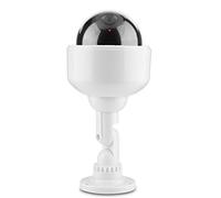 Sutinna Fausse caméra de sécurité, caméra de sécurité en Forme de dôme factice, Fausse caméra de Surveillance rotative, système de sécurité à Domicile pour intérieur extérieur