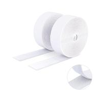SUTOUG Ruban adhésif double face à crochets et à boucles, 30MM x 3M Ruban adhésif autocollant, bandes robustes, ruban à emboîtement pour cadres de photos, moustiquaires, tapis, bricolage - Blanc
