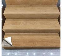 SUWOOPH Autocollants pour escaliers en PVC imitation bois auto-adhésifs, Vintage, Grain de bois, Bois, Mur, Propriétaires de maison, 30 cm x 300 cm, 20 cm x 300 cm, 600 cm, 900 cm, Jaune