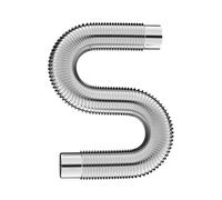 SUWOOPH Tuyau de cheminée for poêle à Bois en Acier Inoxydable, Tuyau de poêle de Camping Extensible, raccords d'échappement Flexibles, différentes Tailles(2m-9cm)