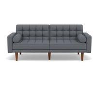 Suzanne - Banquette 2 places convertible clic-clac en tissu texturé