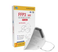SV life 20 pcs Masque FFP3 7 couches, certifié CE | Haute protection >99% | Emballage individuel, Jetable - non réutilisable, taille adulte, sans valve, blanc