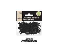 SV SURPRISEZ-VOUS - CONFETTIS ANNIVERSAIRE BIODÉGRADABLE - NOIR