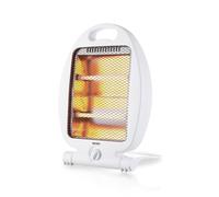 Svan Radiateur électrique, Chauffage Halogène, 2 Niveaux de Puissance, 800 W. SCEH0800V. Blanc, Élément Halogène, Capteur Antibasculement, Support, 8 m2