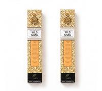 SVATV Herbal & Ancient Method Musc Bâton d'encens avec Lot de 2 encens pour la méditation, Le Yoga, Le Spirituel, Le Nettoyage énergétique de l'aromathérapie - 15 g x 2 encens | 30g