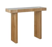 SVITA Alvaro Table console aspect rotin pour couloir étroite 110 x 38 x 85 cm Naturel