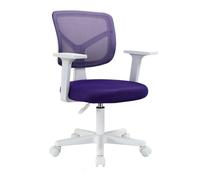 SVITA JOY chaise de bureau pour enfant chaise pivotante réglable en hauteur avec roulettes chaise de bureau enfant violet