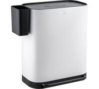 SVITA MLT2X30 Poubelle à pédale 60l 2 compartiments avec couvercle blanc