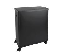SVITA SR2X30 Poubelle à capteur Poubelle double 60l avec seau intérieur Roues Noir