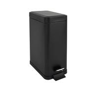 SVITA STM10 Poubelle à pédale 10l incl. seau intérieur Couvercle Softclose noir