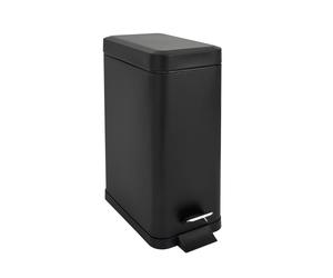 SVITA STM10 Poubelle à pédale 10l incl. seau intérieur Couvercle Softclose noir