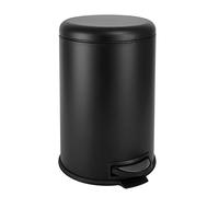 SVITA T20 Poubelle à pédale avec intérieur rond Noir 20 l