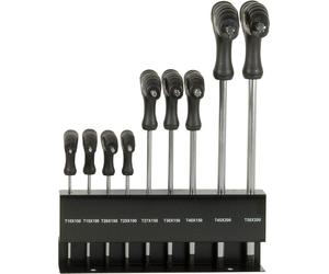 SW-Stahl 31660L Assortiment de Torx à poignée en T, 9 pcs. T10-T50