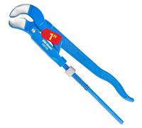 SW-Stahl 42210L Clé à Tube en S, 1 Pouce, 335 mm, Acier Chrome-Vanadium | Outil de serrage robuste de 335 mm avec mâchoire polie et finition laquée bleue, prise puissante en 3 points sans glissement