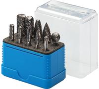 SW-Stahl 82555L Jeu de fraises sur tige en carbure, 10 pièces