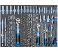 SW-Stahl Assortiment pour servante d'atelier Clés à douille 1/4", 3/8",