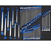 SW-Stahl Assortiment pour servante d'atelier, clés à vis et à cliquet, 49 pièces Z3011-4