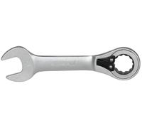 SW-Stahl Clé à cliquet pour anneau de fourche, 17 mm, courte S1596-17