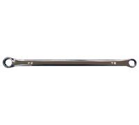 SW-Stahl Clé Polygonale Double 17 x 19 mm rémaillère Longue | Outil manuel en format extra long de 395 mm et hauteur de 16 mm, idéal pour les espaces restreints et difficiles d'accès.