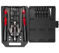SW Stahl Pince à Rivets à Ciseaux, Riveteuse de 500 mm, Tailles M4 à M10 | Outil pour rivets aveugles et écrous à sertir en alu ou acier de 3,2 à 6,4 mm, avec coffret et accessoires inclus