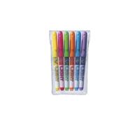 [SW-VLL-S6] PILOT Etui de 6 Surligneurs de poche V-Light Pointe biseautée Enc...