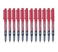 [SW-VSP-R-12] Pilot Lot de 12 Stylos feutre V Sign Pen Pointe moyenne 0,6 mm ...