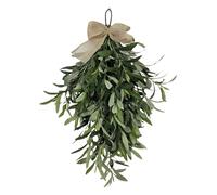 Swag à goutte d'olivier - Olivier vert/swag vert portable vert olive | Ornement d'olivier artificiel avec nœud pour décoration de mariage, fête d'anniversaire, fête