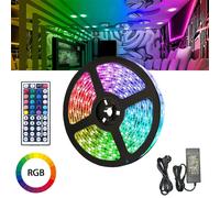 SWANEW Bande LED 2M Bande d'éclairage LED Strip Chaîne d'éclairage RGB Bande LED Changement de couleur 30LEDs IP20 avec télécommande 44 boutons