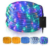 SWANEW Tube lumineux à LED, 40M Tuyau de lumière Flexible, Guirlande Lumineuses extérieur intérieur, 8 modes d'éclairage/Temporisateur, Tube lumineux Etanche-Multicolore