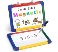 Swansea Petit tableau blanc A4 magnétique double face pour enfant, enseignant, salle de ole à domicile, portable et à fixation murale, 30 x 21 cm