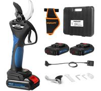SWANSOFT 8605 Secateur Electrique Sans Fil 40mm Secateur Electrique 1050W Secateur a Batterie pour Vignes et arbres Fruitiers
