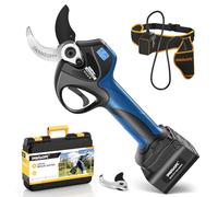 SWANSOFT 8605PRO Secateur Electrique Professionnel, 40mm 21V 4A×2 1050W LCD | pour Jardin, Vignoble, Verger et Oliviers