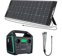 SWAREY 1000W/725.76Wh Portable Générateur Power Station avec Panneau Solaire Pliable 200W Kit de centrale électrique portable