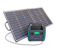 SWAREY 1000W Generateur Electrique Portable avec Panneaux Solaires Pliables 100W Générateur Solaire Autonomie extra Longue