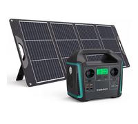 SWAREY Générateur Solaire Portable 1000W(1500W Pic) avec Panneau solaire 200W Haute Puissance Groupe Electrogène 220V