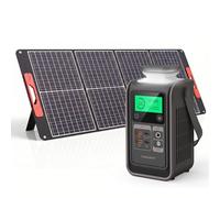 SWAREY Kit Énergie Solaire Portable - Générateur 192Wh + Panneau Solaire Pliable 100W - Charge ultra rapide Type-C PD 140W, DC 120W, USB QC3.0