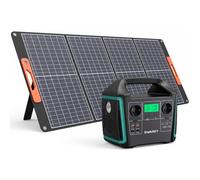 SWAREY Pack Générateur Solaire 1000W + Panneau 100W Pliable Station d'Énergie Portable 726Wh Prise AC 220V Silencieuse, Ports USB/QC3.0/Type-C PD 65W, Pour Camping, Voyage, Urgence