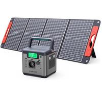 SWAREY S550 Plus Station Énergie Portable 550W + Panneau 100W 4 Plis Pliable Solaire - Générateur Nomade USB-C 140W pour Camping & Van, Maison Hors Réseau | MPPT/Chargeur Voiture Inclus