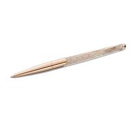 Stylo à bille Crystalline, Ton or rose, Placage de ton or rosé OS