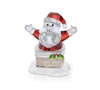 Swarovski Décoration Holiday Cheers Père Noël & Cheminée Cristal 349 facettes Rouge/Incolore OS