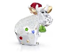 Swarovski – Décoration Mo la Vache Édition 2025 404 facettes, détails rouge, vert, bleu et doré
