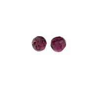 Swarovski Elements Perle Ronde Cristal, Améthyste, 4 Mm Ø, Boîte 20 Pièces