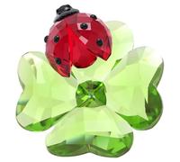 Swarovski Figurine Idyllia Coccinelle et Trèfle