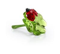Swarovski Figurine Idyllia Coccinelle et Trèfle