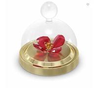 SWAROVSKI Garden Tales Bocal en forme de coquelicot Rouge