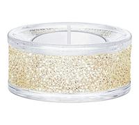 Swarovski Shimmer 5428724 Bougie Chauffe-Plat en Cristaux de Couleur Or, Dimensions : 3,15 x 6,7 x 6,7 cm