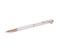 Swarovski Stylo à bille Crystalline Cœur, laqué rose, plaqué or rose