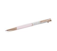 Swarovski Stylo à bille Crystalline Silk, Infini, Laqué rose, placage de ton or rose