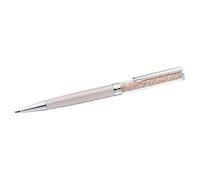 Swarovski Stylo à bille Crystalline, Ton or rose, Métal chromé